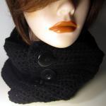 Button Up Cowl - Black