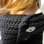 Button Up Cowl - Black